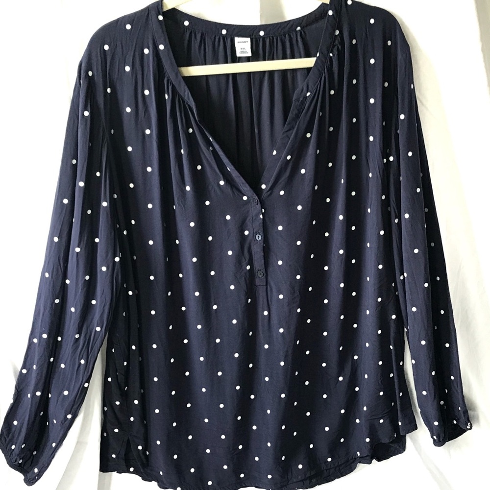 Old Navy lightweight blouse.  Dark Navy